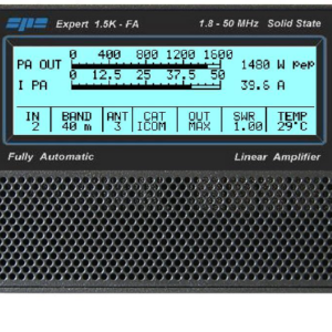 SPE expert 1.5K-FA-JA|リニアアンプ ATU付 送料込 1.5kW出力 9.5kG 軽量 中古