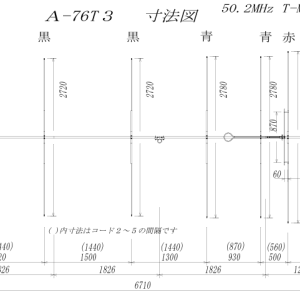 A-76T3 |ナガラ電子 50MHz 7エレ